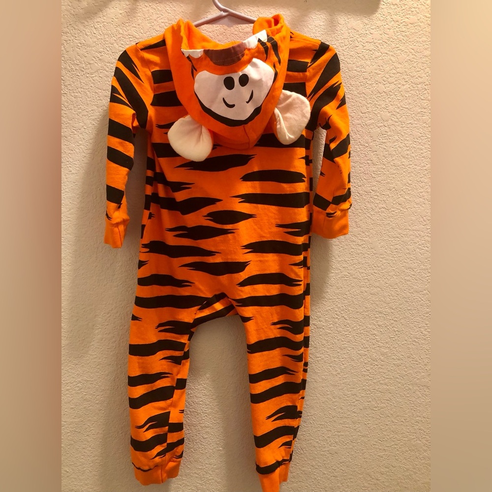 Disney Orange and Black Tigger Kids Costume